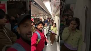 Prank In Delhi Metro 😂😜 #prank #shorts #ytshorts #viralshorts #funny #comedy #reaction