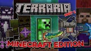 Terraria Tapi Gw Pake Texture Pack Minecraft Sampe Tamat | Terraria Minecraft Edition (Tamat)