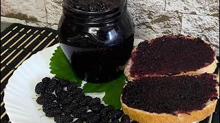 Fresh Mulberry Jam Recipe // Easy and quick Jam Recipe // Everydayfood