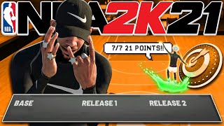 *NEW* BEST JUMPSHOT AFTER PATCH ON NBA 2K21 HIGHEST GREEN WINDOW 100% GREENLIGHT NEVER MISS AGAIN!!!