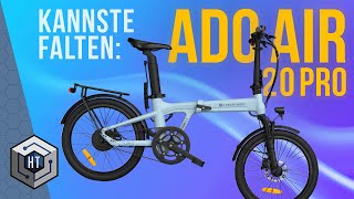 ADO AIR 20 Pro E-Bike Test: Günstiges Klapprad, überraschende Extras 😱 (REVIEW)