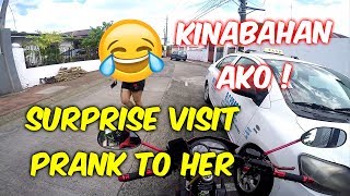 A SURPRISE VISIT PRANK TO HER | ANG PINAKAMAGANDANG BABAE NA NAKILALA KO ! | HONDA RS125 FI