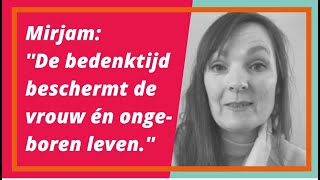 Mirjam aan het woord | Beraad! Omdat het om een leven gaat