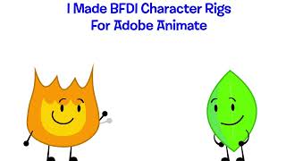 BFDI CHARACTER RIGS RELEASE