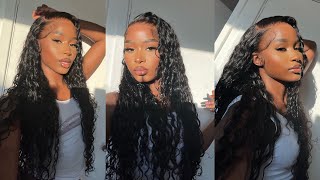 The Ultimate Melt!🔥SUMMER READY Water Wave Front Wig Install 💦Ft Asteria Hair