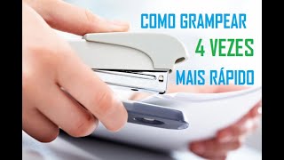 COMO GRAMPEAR FOLHAS 4 VEZES MAIS RÁPIDO I APRENDA A GRAMPEAR APOSTILA I VER NA PRÁTICA