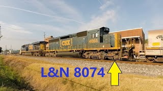 Rebuilt L&N 8074 on CSX 649 in Athens