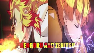 🔥Rengoku and⚡Zenitsu 100% Combos Demon Slayer Hinokami Chronicle