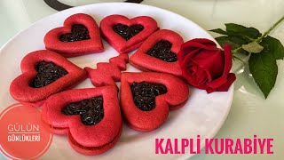 KURABİYE | KALPLİ KURABİYE TARİFİ  ❤ KALPLİ KURABİYE NASIL YAPILIR ? KAHVE HAZIRSA KURABİYE BENDEN😆