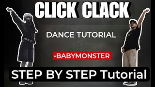 ‘CLIK CLAK’ - Babymonster Step by Step Tutorial #dancetutorial