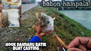 Modif ! single hook biasa jadi single hook casting.hook Chinu daimaru batik vs hampala kalimalang.