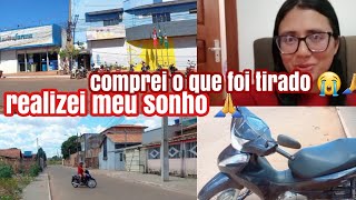 COMPREI UM DOS MEUS MAIORES SONHOS 😭❤ MOTO NOVA 🙏❤