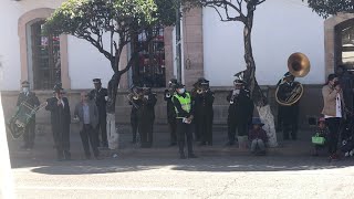 Sucre, Bolivia: Marcha Militar Alemana “Badenweiler Marsch” - Banda de la Policía Boliviana.