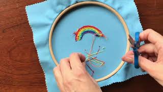 Embroidery Rainbow