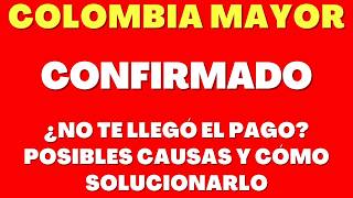 Colombia Mayor ¿No te llegó EL PAGO? Posibles Causas y Cómo Solucionarlo