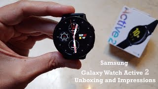 Samsung Galaxy Watch Active 2 Unboxing | Apple Watch Series 5 Comparison