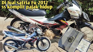 DI JUAL SATRIA FU TAHUN 2012 SS KOMPLIT KELISTRIKAN ON SEMUA,TINGGAL PAKAI