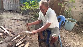 Ilocos Countryside | Chopping Firewood | Countryside