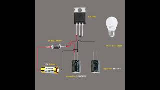 12v to 5v converter circuit !! Dc to Dc converter!! #12vto5vconverter #voltageconverter