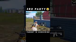 3rd Party😂1v4😱#shorts #short #bgmi #pubgmobile #mrassault