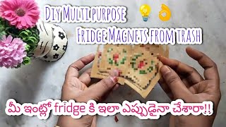 Fridge Magnets | Diy | Zero Cost | Money Saving Tips