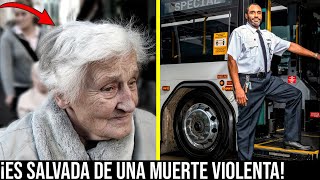 ¡POR FAVOR MIRA ESTO! ¿COMO UN CONDUCTOR DE AUTOBUS SALVA A UNA ABUELA DE UN ASALTO VIOLENTO?