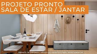 Tour Sala Integrada com Cozinha│Niassa│118 BS