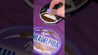 Dairy Milk Chocolate & Soft Cheese Spread ASMR {NO TALKING} #shorts