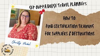 Supplier & Destination Certifications