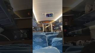 Suasana Kereta Cepat Jakarta - Bandung 300 km/h