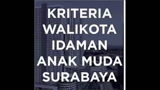 Kriteria Walikota Idaman Surabaya yang Bisa Meneruskan Risma: Hanya ERI CAHYADI | Daily Surabaya