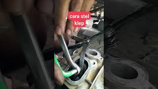 Cara stel klep motor #otomotif #automobile #tutorial #mekanik #beranda #shorts #trending #youtube