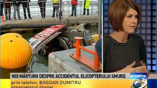 Drona care a survolat Lacul Siutghiol imediat după prăbuşirea elicopterului, dispărută ! ( HD )