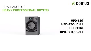 Domus Heavy Professional Dryer 8&10 Kg | www.domuslaundry.com | #professionaldryers