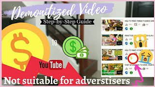 How to Fix Yellow Dollar Sign | Demonetized videos | Janice Pallarca