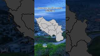 Королевство Югославия в 1939 году #рекомендации #territory #mapping #history #shorts