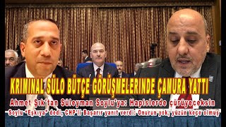 Kriminal Sülo Bütçe Görüşmelerinde Çamura Yattı