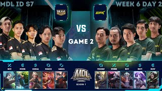 Dewa United vs GPX GAME 2 | MDL ID S7 Week 6 Day 2 | Regular Season