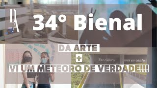 VLOG: 34° BIENAL DA ARTE EM SP + VI UM METEORO DE VERDADE!!!!