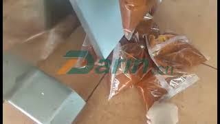 500g Chilli Sauce Packing Machine with horizontal mixer/How to Pack Sauce