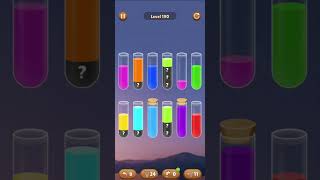 water sort game video full game's 190#levelup#game#levelcrossing#hallmarks #puzzle#hallmarknewupdate