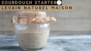 Comment Faire du Levain Naturel Maison l Recette Facile avec 2 ingrédients seulement l Farine et Eau