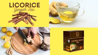 Licoful Licorice Ginger Tea-100% Natural Liquorice Ginger Tea-Caffeine Free