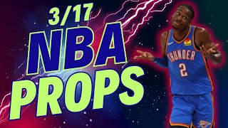 NBA PRIZEPICKS TODAY | PLAYER PROPS & BEST BETS | PROP PICKS FOR 3/17 LIVE STREAM | NBA TOP PLAYS