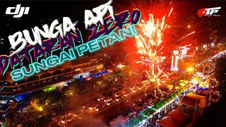 Bunga Api Malam Raya Di Dataran Zero Sungai Petani .