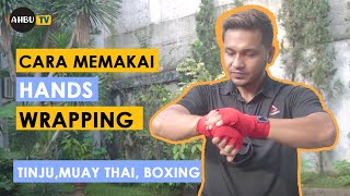 CARA MENGGUNAKAN HAND WRAP MUAYTHAI BOXING TINJU