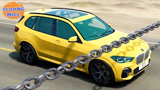 Cars vs Chain - BeamNG.drive