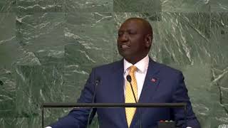 PRESIDENT RUTO'S INAUGURAL SPEECH AT UNGA.