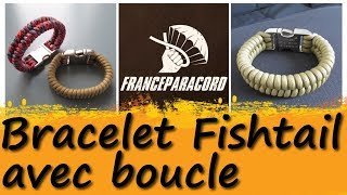 Tutoriel de tressage : Bracelet Fishtail, avec boucle de 20 mm.