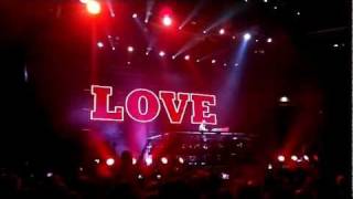 David Guetta - When love takes over RED [ x-mas ] Party @ Stožice Ljubljana 2011